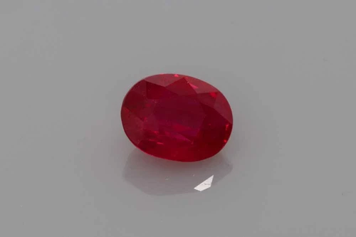 Oval Ruby Gemstone 1.53 Carat Vivid Intense