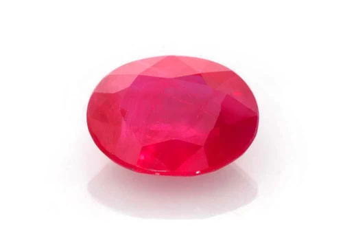 Oval Ruby Gemstone 1.68 Carat Vivid Intense