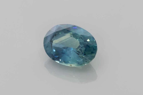 2.05 Carat Oval Teal Sapphire Gemstone – Vivid Rich Green-Teal, Unheated, GIA Certified