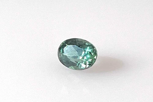 1.27 Carat Oval Teal Sapphire Gemstone, Vivid Intense Green-Teal, GIA Certified