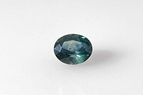 Oval Teal Sapphire Gemstone – 1.22 Carat, Vivid Intense Blue-Teal, GIA Certified