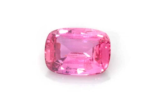 3.01 Carat Rectangular Cushion Pink Sapphire Gemstone – Vivid Intense, GIA Certified