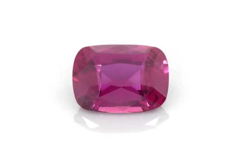 Rectangular Cushion Purple Sapphire Gemstone – Vivid Intense Purple-Brown – 3.78 Carat, GIA Certified