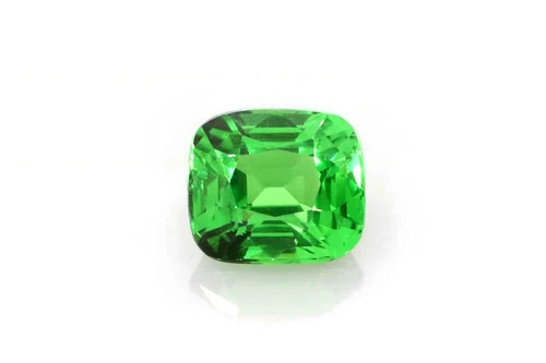 Rectangular Cushion Tsavorite Gemstone, 1.58 Carat – Vivid Rich Green, Unheated