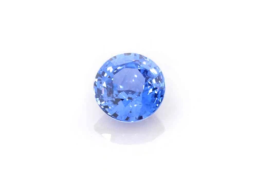 Round Blue Sapphire Gemstone – 4 Carat, Medium Light, GIA Certified