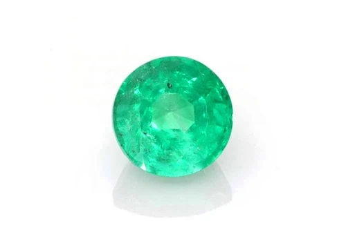 Round Emerald Gemstone – Vivid Rich Green – 2.1 Carat