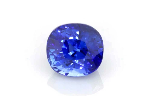 1.74 Carat Square Cushion Blue Sapphire Gemstone – Vivid Intense
