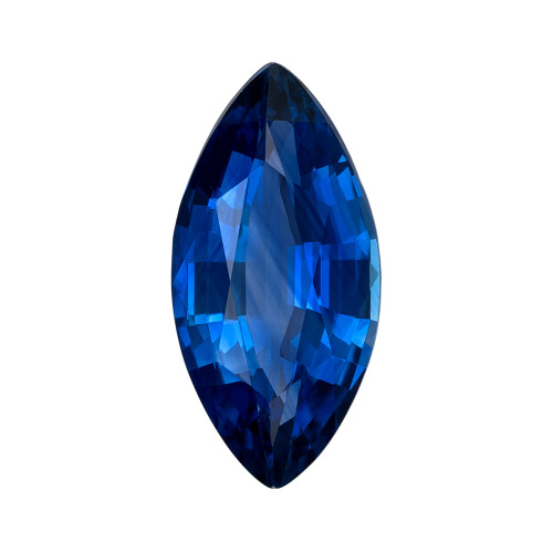 Royal Blue Sapphire Gemstone – 1.13 Carat Marquise Cut