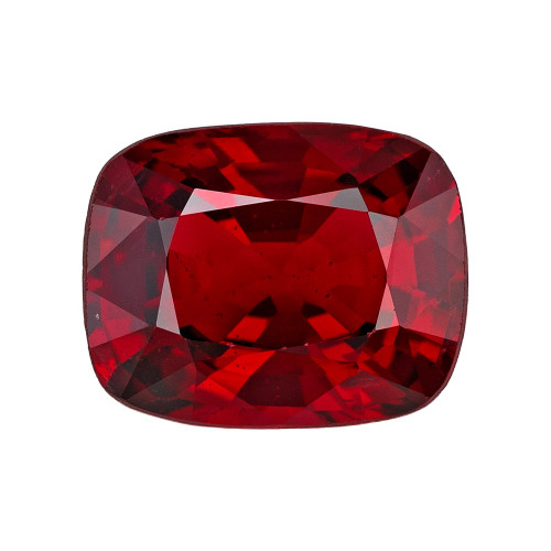2.48 Carat Cushion Spinel Gemstone – Vivid Rich Red