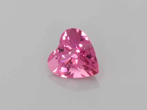 2.89 Carat Heart Pink Tourmaline Gemstone – Vivid Intense