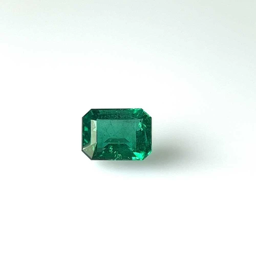 Octagon Cut Emerald Gemstone, 3.15 Carat – Vivid Rich Green, Unoiled, GIA Certified