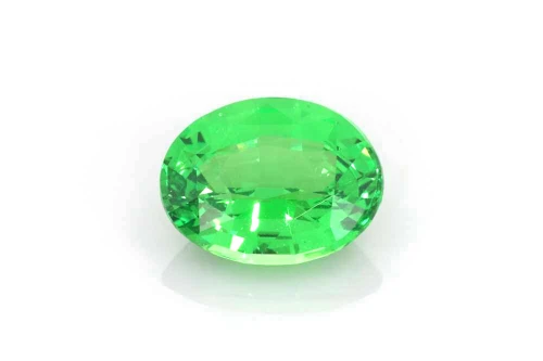 Oval Tsavorite Gemstone – Medium Intense Green – 2.06 Carat, Unheated, GIA Certified