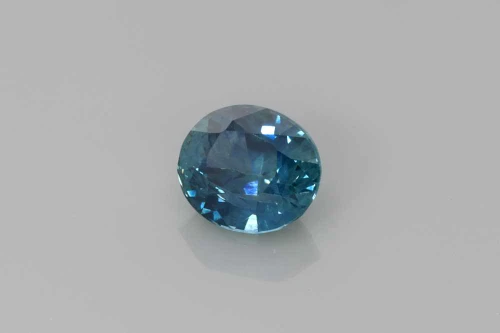 Oval Teal Sapphire Gemstone – Vivid Intense Blue-Teal – 1.2 Carat, GIA Certified