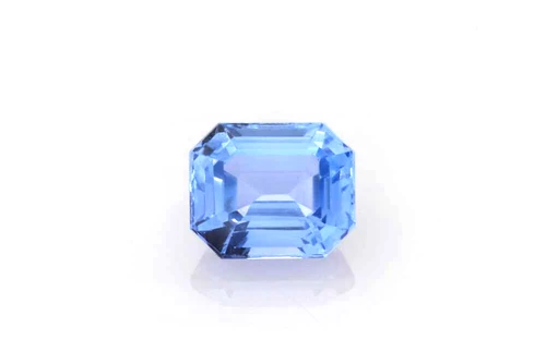 Octagon Blue Sapphire Gemstone – 0.9 Carat, Light