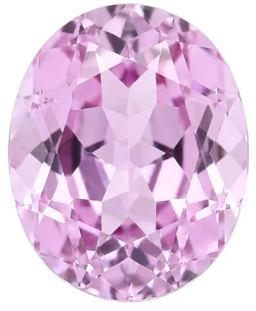 Lab Created Cotton Candy Pink Champagane Sapphire Gemstone – Oval Cut – GEM Grade