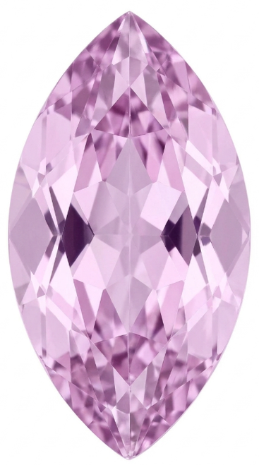 Chatham Lab Created Pink Champagne Sapphire Gemstone – Marquise Cut – GEM Grade