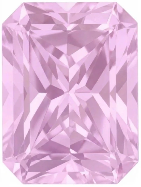 Chatham Lab Created Cotton Candy Pink Champagne Sapphire Gemstone – Octagon Radiant Cut – GEM Grade