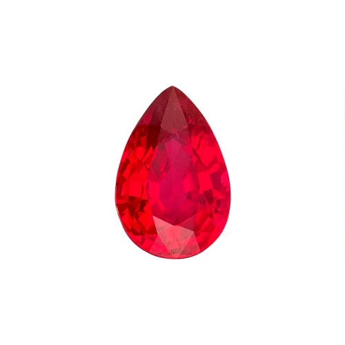 0.53 Red Ruby Pear 6.1 x 4.1 mm