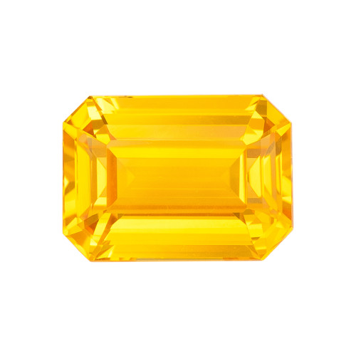 2.05 Yellow Sapphire Emerald 8.1 x 5.9 mm