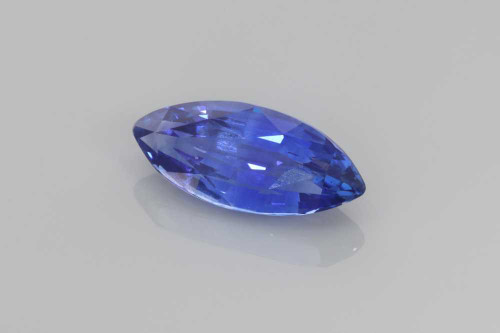 Marquise Blue Sapphire Gemstone 1.57 Carat Vivid Rich