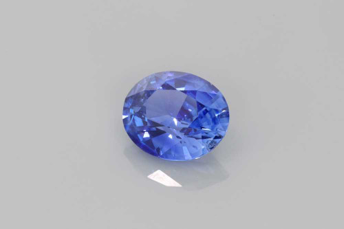 Oval Blue Sapphire Gemstone 1.68 Carat Medium Intense
