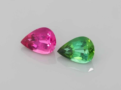 Pear Shape Pink Tourmaline Gemstone 1.73 Carat Vivid Intense