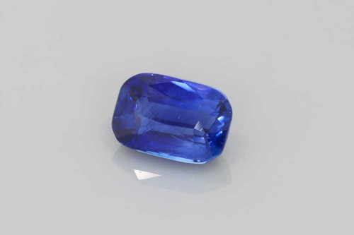 Rectangular Cushion Blue Sapphire Gemstone 2.08 Carat Vivid Intense