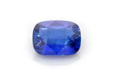 Rectangular Cushion Blue Sapphire Gemstone 2.2 Carat Vivid Intense