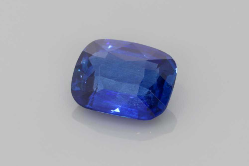 Rectangular Cushion Blue Sapphire Gemstone 2.2 Carat Vivid Intense