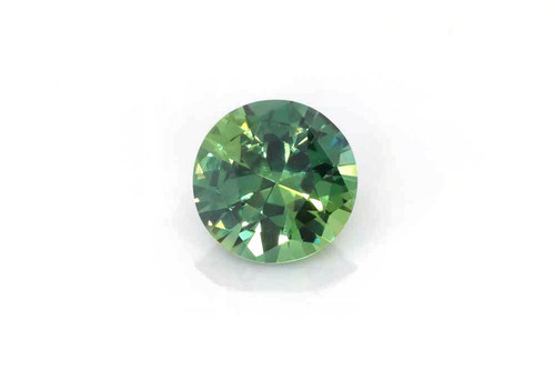 Round Teal Sapphire Gemstone 2.01 Carat Vivid Intense