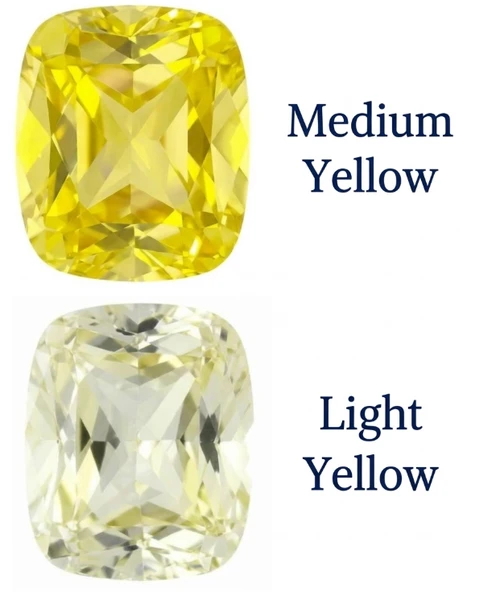 Chatham Lab Created Light Yellow Sapphire Gemstone – Antique Cushion Cut – GEM Grade