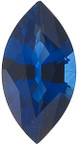 Marquise Cut Genuine Blue Sapphire in Grade AA