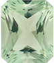 Green Quartz Radiant Emerald Cut Grade AA