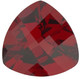 Checkerboard Trillion Red Garnet in Grade AAA - 7.00mm