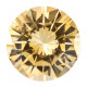 Precision Cut Round Genuine Yellow Sapphire in Grade A