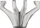 Structural 14kt White Gold 6Prong VEnd Shank Jewelry Finding for Marquise Gemstone Size 6 x 3mm to 13.50 x 7mm