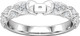Vintage Style 1/4ctw Diamond Accented 14kt White Gold Preset Ring Shank With Curvy Detail