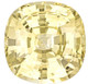 GIA Certified Yellow Sapphire - Cushion Cut - 8.48 carats - 11.9 x 11.69 x 7.22mm - A Find!