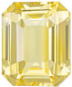 Impressive GIA No Heat Gem in Yellow Sapphire Emerald Cut, 6.68 carats, 11.04 x 9.05 x 6.09 mm