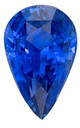 Blue Sapphire - Pear Cut - Very Fine Rich Blue Color - 2.56 carats - 10.777 x 6.87 x 4.82mm - GIA Certified