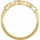 Yellow Gold Ring 14 Karat 0.20 Carat Natural Diamond Capricorn Constellation Ring