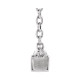 Real Diamond Necklace in Platinum 0.25 Carat Diamond Bar 18 inch Necklace.