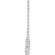 Platinum 0.16 Carat Natural Diamond V 18 inch Necklace