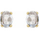 14 Karat Yellow Gold 0.20 Carat Rose Cut Natural Diamond Earrings