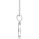 Platinum Petite Multi-Gemstone Celestial Coin 18 inch Necklace