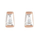 14 Karat Rose Gold 0.13 Carat Natural Diamond Channel Set Earrings