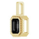 14 Karat Yellow Gold Black Onyx Mens Pendant