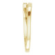 Yellow Gold Ring 14 Karat .07 Carat Natural Diamond Stackable Ring