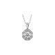 Sterling Silver .04 Carat Weight Diamond 18" Necklace