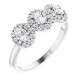 14K White 0.75 Carat Natural Diamond Anniversary Band